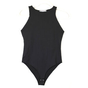 REORIA Tank Bodysuit Sleeveless Stretch Women S Black Capsule Causal Classic